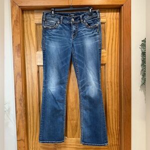 Silver Suki Mid Slim Boot Jeans